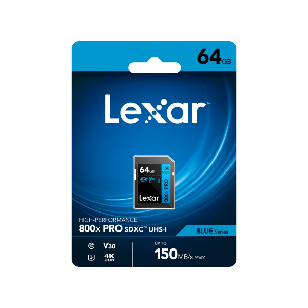 LSD0800P064G-BNNNG - Thẻ nhớ Lexar 64GB 800X Pro SDXC UHS-I 150MB s - 5