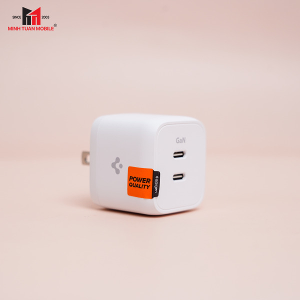 ACH03713 - Cốc sạc nhanh 2 cổng Spigen 35W ArcStation Wall Charger - 7