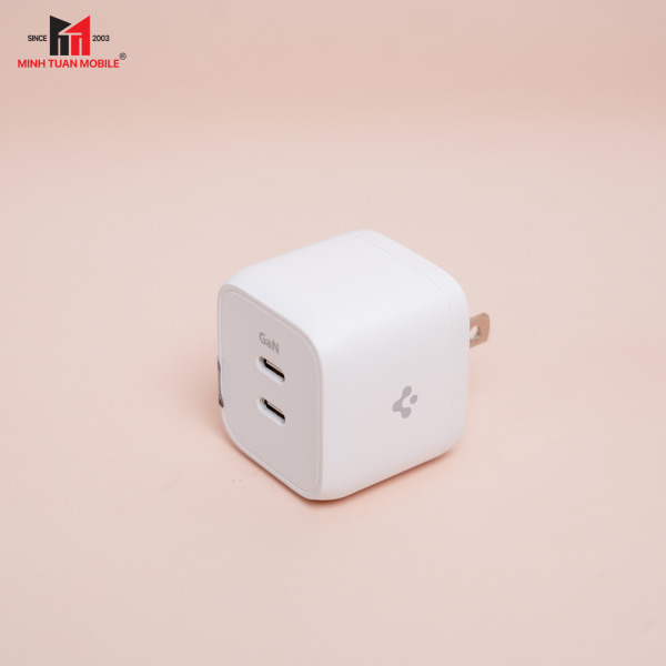 ACH03713 - Cốc sạc nhanh 2 cổng Spigen 35W ArcStation Wall Charger - 9