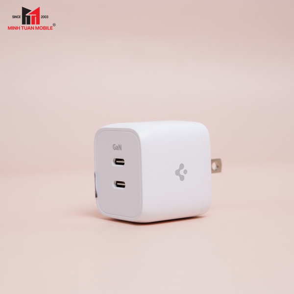 ACH03713 - Cốc sạc nhanh 2 cổng Spigen 35W ArcStation Wall Charger - 11