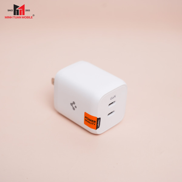 ACH03719 - Cốc sạc nhanh 2 cổng Spigen 65W ArcStation Wall Charger - 8