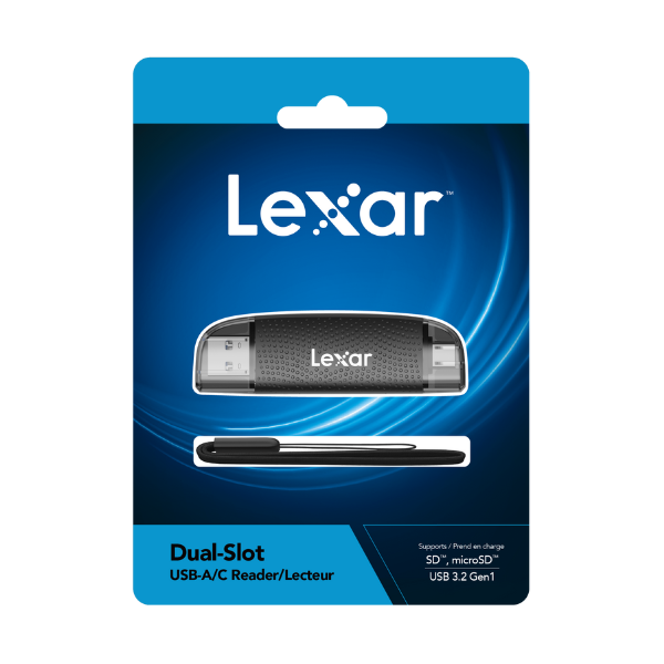 LRW310U-BNBNG - Đầu đọc thẻ nhớ Lexar Dual Slot MicroSD SD Card Reader - 6