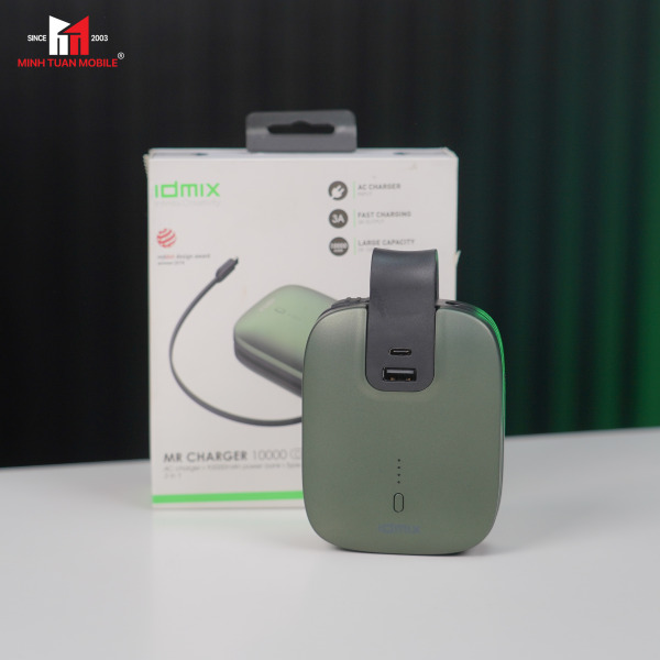CH03PROG - Pin sạc dự phòng IDMIX 10.000 mAh 15W All-in-One Pro - 3