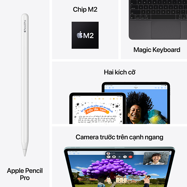 IPAD AIR M2 11 WIFI 128GB - iPad Air 6 M2 11 inch Wifi 128GB - Chính hãng VN - 7