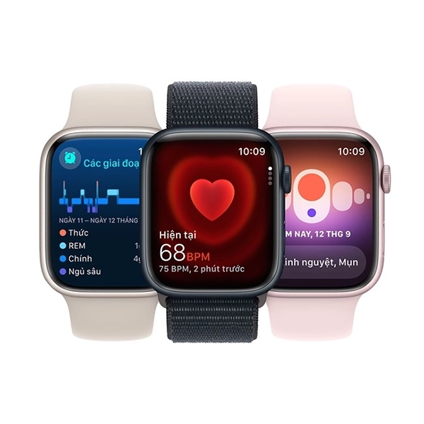 AWS9LTE45MM - Apple Watch S9 LTE 45mm Viền Nhôm Dây Cao Su - Chính hãng VN A (Size M L) - 5