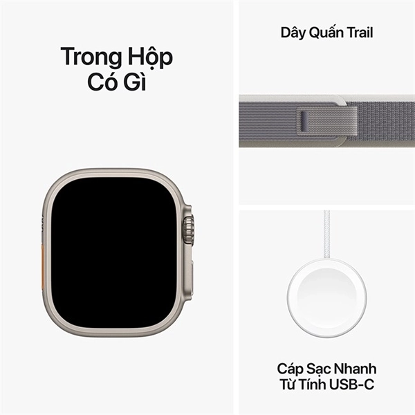 APPLE WATCH ULTRA 2 - Apple Watch Ultra 2 LTE 49mm Titan Dây Trail Loop - 4