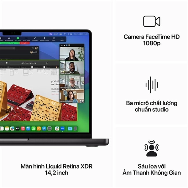 MACBOOK PRO 14 M3 PRO 512GB - MacBook Pro M3 Pro 14 inch 14GPU 11CPU 18GB 512GB - Chính Hãng VN - 5