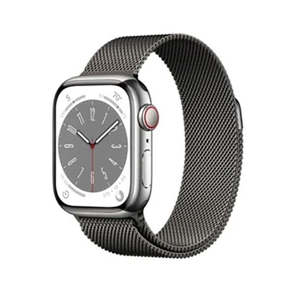 APPLE-WATCH-S8-LTE-41MM-STAINLESS-STEEL-MILANESE-LOOP - Apple Watch S8 LTE 41mm viền thép dây thép - Chính hãng VN A - 6