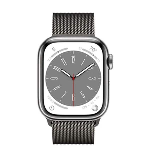 APPLE-WATCH-S8-LTE-41MM-STAINLESS-STEEL-MILANESE-LOOP - Apple Watch S8 LTE 41mm viền thép dây thép - Chính hãng VN A - 8