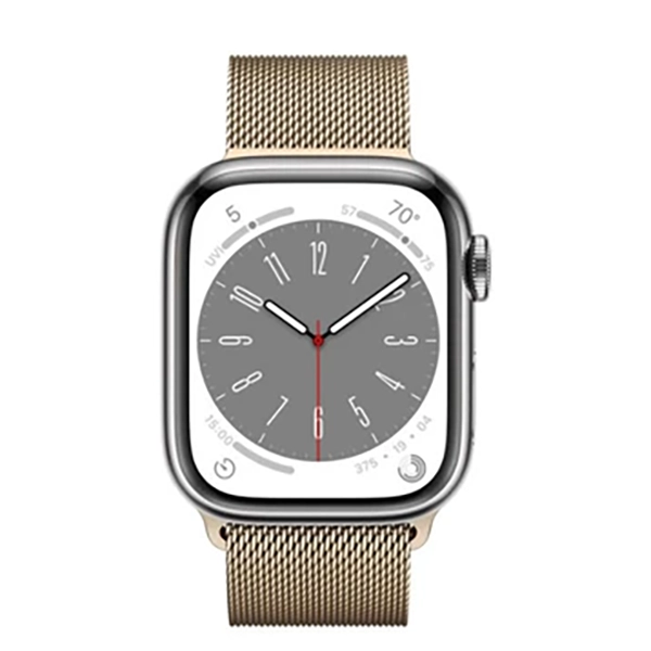 APPLE-WATCH-S8-LTE-41MM-STAINLESS-STEEL-MILANESE-LOOP - Apple Watch S8 LTE 41mm viền thép dây thép - Chính hãng VN A - 9