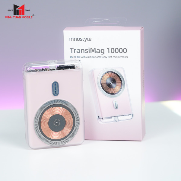 IQ20BB - Pin sạc dự phòng Innostyle 10.000 mAh 20W Transimag Magnetic IQ20 - 15