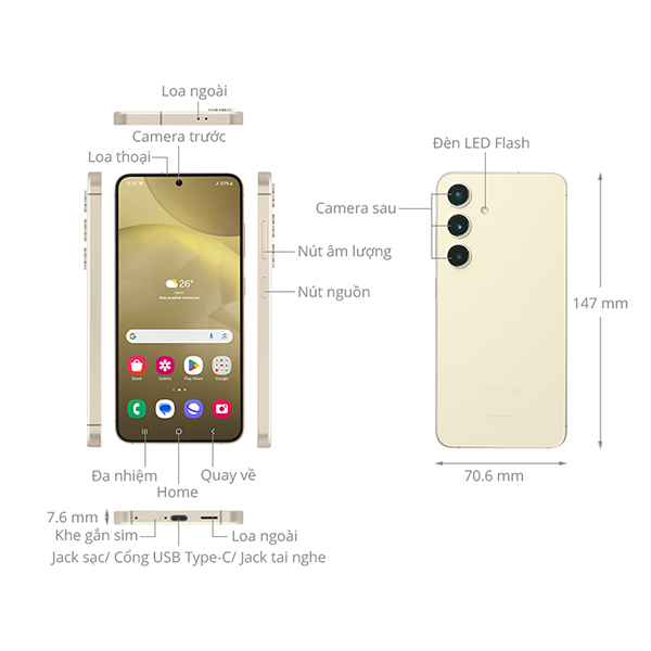SM-S921BZYCXXV - Samsung Galaxy S24 8GB 256GB - 2