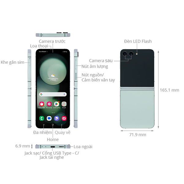 SM-F731BLGAXXV - Samsung Galaxy Z Flip5 8GB 256GB - 2