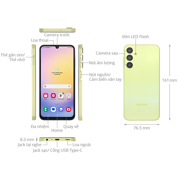 SM-A256EZYDXXV - Samsung Galaxy A25 5G 6GB 128GB - 2
