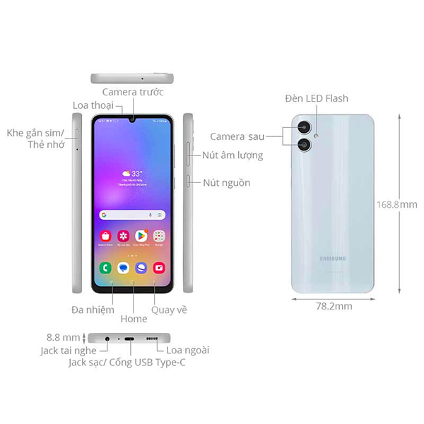SM-A055FLGGXXV - Samsung Galaxy A05 4GB 128GB - 2