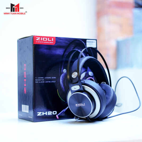 ZIDH0123 - Tai nghe Gaming Zidli ZH20 7.1 Led RGB USB - 7