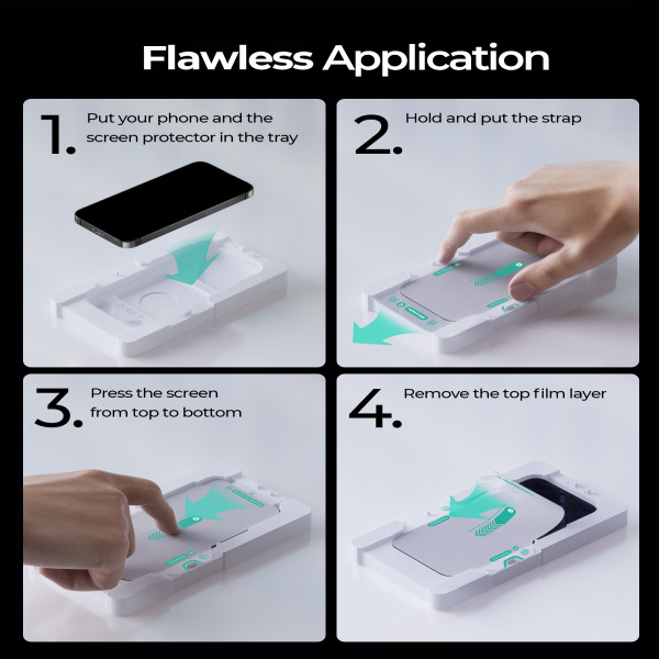 SP-GT10A - Cường lực iPhone 15 Aukey ClearView SP-GT10A - 8