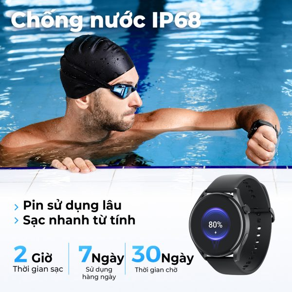 WATCH4-BK - Đồng hồ thông minh SoundPEATS Watch 4 - 3