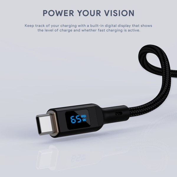CB-MCC102-BLK - Cáp Type-C to Type-C Aukey 100W Bọc Dù 1.8M - 6