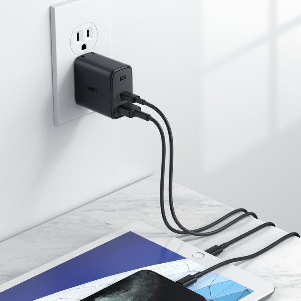 PA-F3S - Cốc sạc nhanh 2 cổng Aukey PD32W PA-F3S - 3