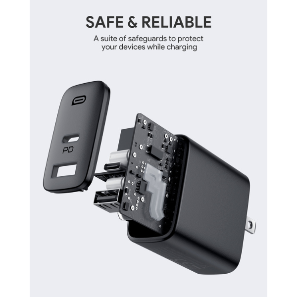 PA-F3S - Cốc sạc nhanh 2 cổng Aukey PD32W PA-F3S - 5