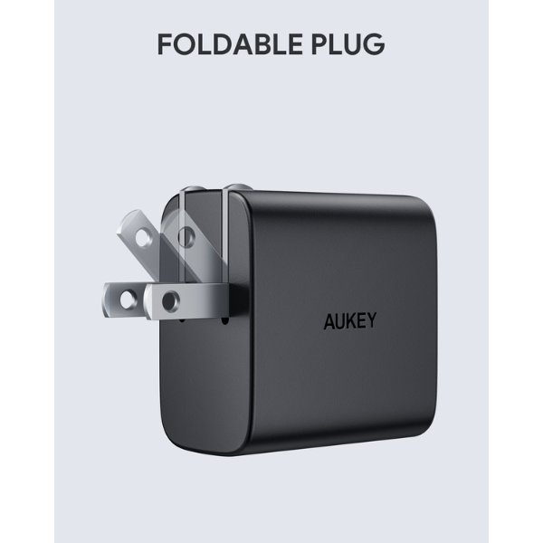 PA-F3S - Cốc sạc nhanh 2 cổng Aukey PD32W PA-F3S - 8