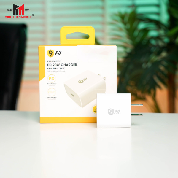 9A020A05W - Cốc sạc nhanh 9Fit 20W PD Type-C - 8