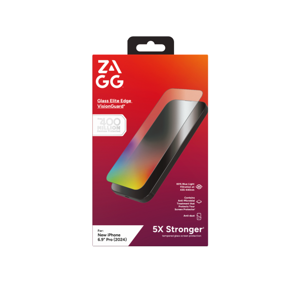 100115469 - Cường lực chống ánh sáng xanh iPhone 16 Pro Max ZAGG Elite Edge - 10