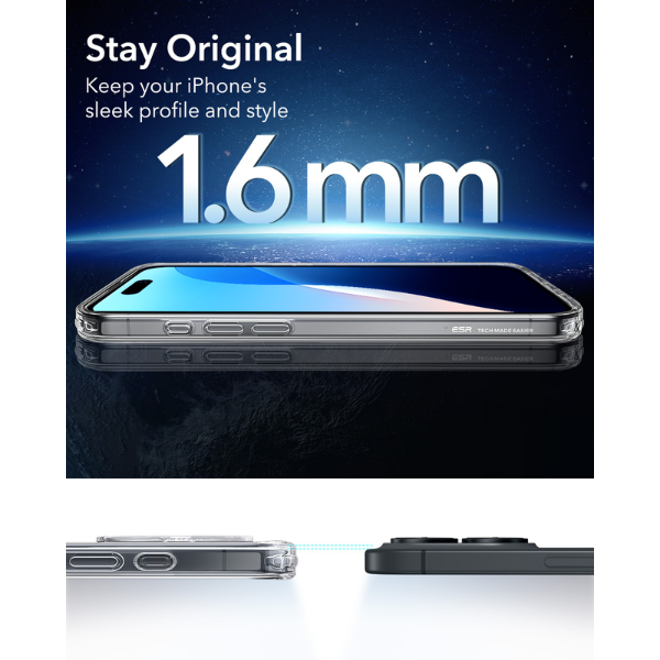 4894240220702 - Ốp lưng Magsafe iPhone 16 ESR Classic Hybrid HaloLock - 7