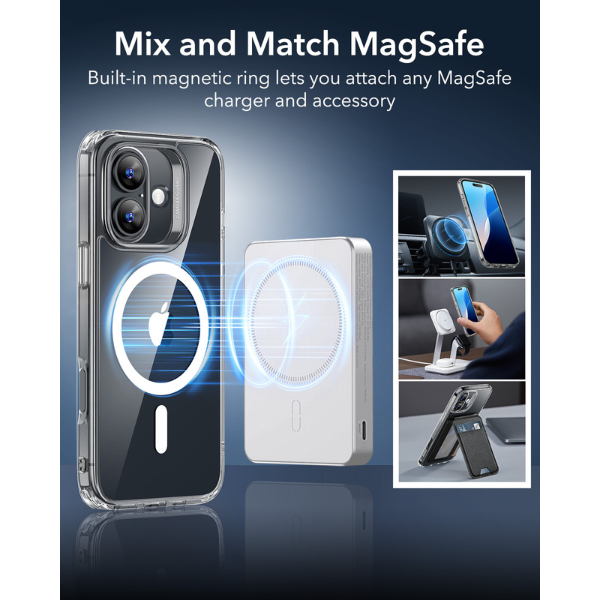 4894240220702 - Ốp lưng Magsafe iPhone 16 ESR Classic Hybrid HaloLock - 8