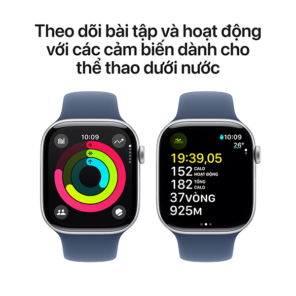 APPLE-WACTH-S10-GPS-46 - Apple Watch S10 GPS 46mm Viền Nhôm Dây Cao Su - Chính hãng VN A - 4