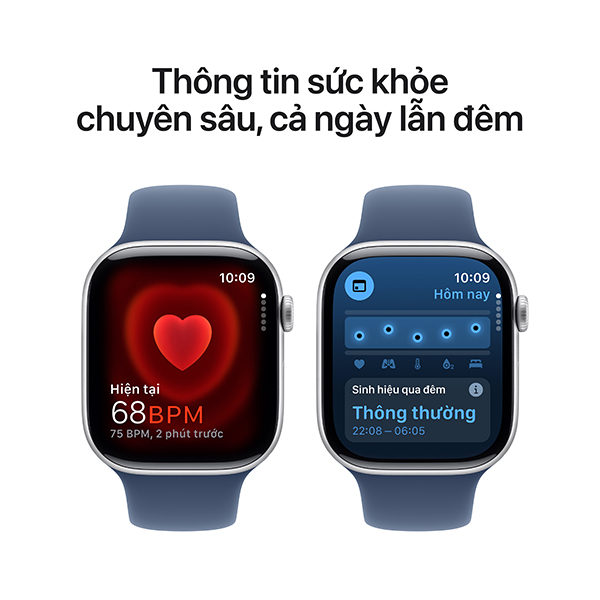APPLE-WACTH-S10-GPS-46 - Apple Watch S10 GPS 46mm Viền Nhôm Dây Cao Su - Chính hãng VN A - 5
