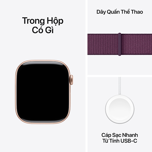 AW S10 46 NHOM VAI - Apple Watch S10 GPS 46mm Viền Nhôm Dây Vải - Chính hãng VN A - 9