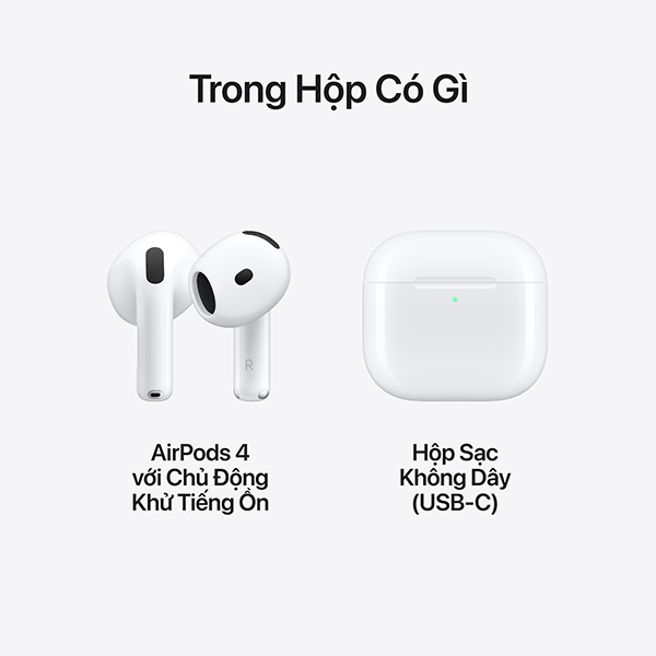 MXP93ZP A - Tai nghe AirPods 4 (Chủ Động Khử Tiếng Ồn) - Chính hãng VN A - 9