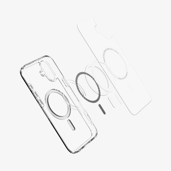 ACS08096 - Ốp lưng Magsafe iPhone 16 Plus Spigen Crystal Hybrid MagFit - 4