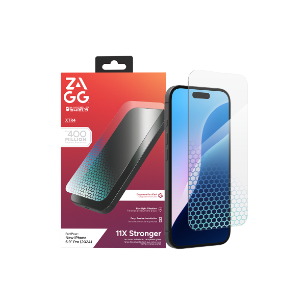 200114881 - Cường lực iPhone 16 Pro Max ZAGG InvisibleShield XTR4 - 5