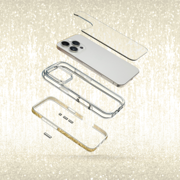 L_IP24D_AS_GD - Ốp lưng Magsafe iPhone 16 Pro Max LAUT Aero Sparkle - 7