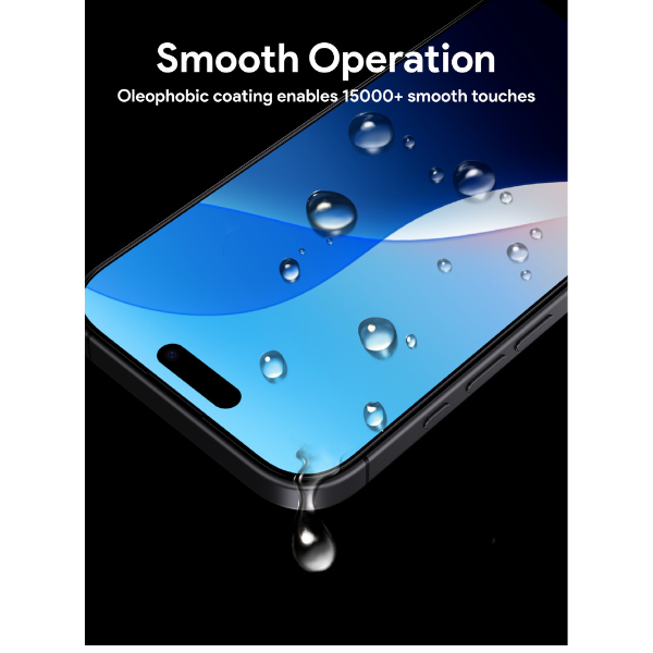 SP-HY20B - Cường lực chống ánh sáng xanh iPhone 16 Plus 15 Plus Aukey OptiGlow SP-HY20 - 5