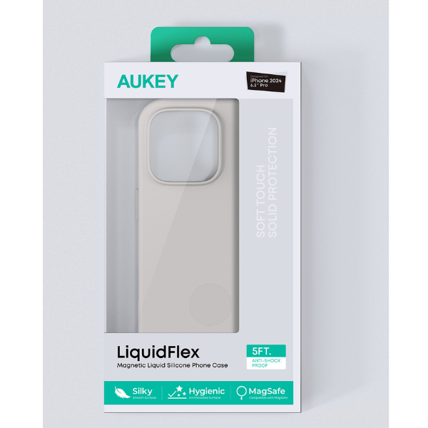 PC-GJ20CB - Ốp lưng Magsafe iPhone 16 Pro Aukey Liquid Silicone - 3