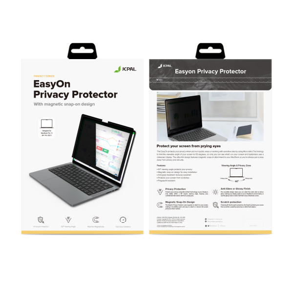 JCP2451 - Dán màn hình chống nhìn trộm MacBook Air 13 inch M1 (2018 2020) JCPAL EasyOn Magnetic - 7