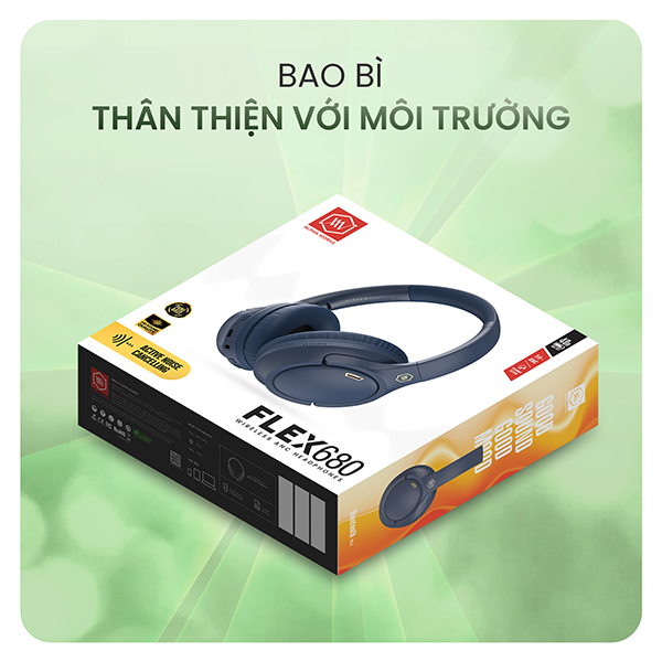 TN AW-FLEX 680 - Tai nghe không dây chống ồn chủ động ANC Alpha Works FLEX 680 - 9