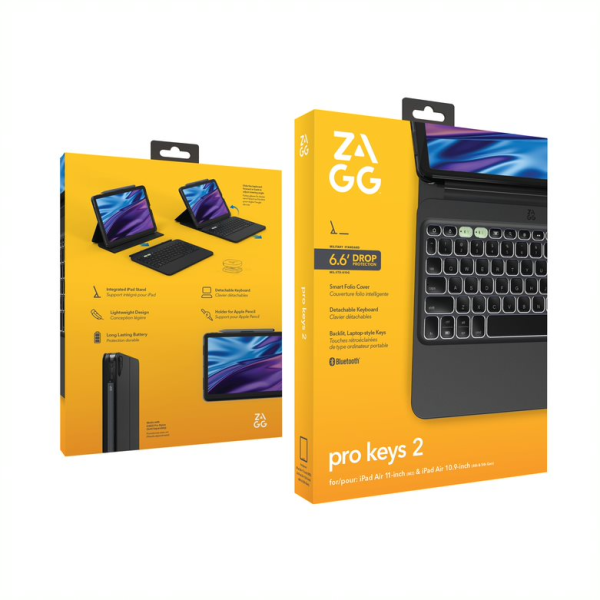 103414639 - Ốp lưng kèm bàn phím iPad Air 11 inch (Air 7 6 5 4) Pro 11 inch ZAGG Pro Keys 2 - 13