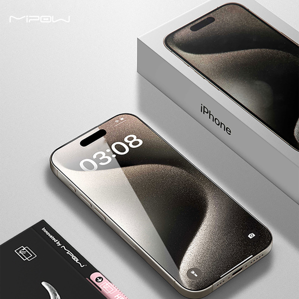 BJ604-CR - Cường lực iPhone 16 Pro Max Mipow Kingbull Ultra Clear (không viền) - 5