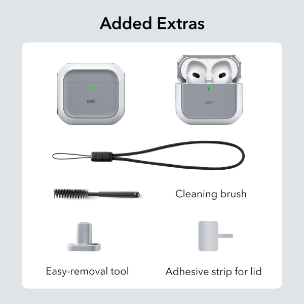 4894240228920 - Ốp dẻo AirPods 4 ESR Orbit Hybrid (HaloLock) - 9