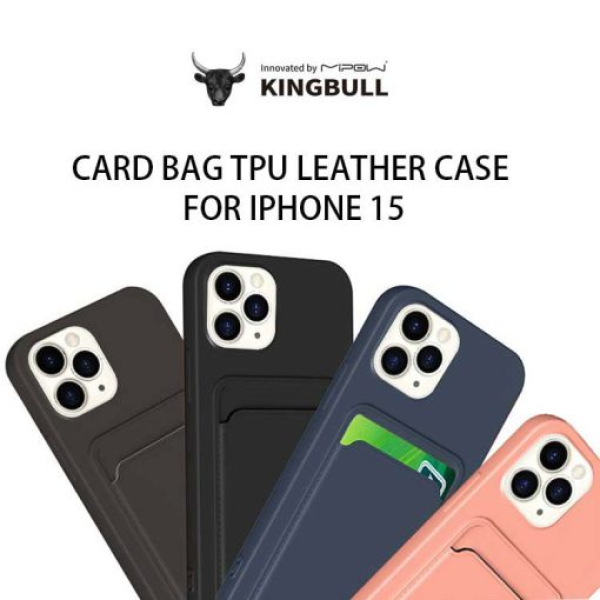 MC15A04-BK - Ốp lưng iPhone 15 Pro Max Mipow Card Bag TPU Leather - 2