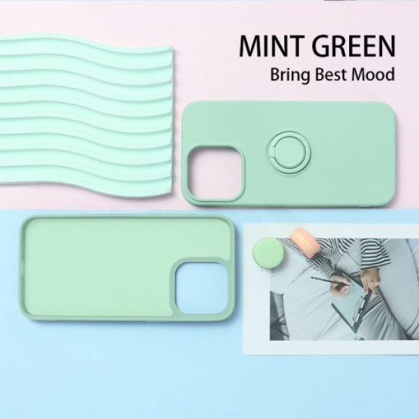 MC15B04-DB - Ốp lưng iPhone 15 Pro Max Mipow Ring Stand TPU Leather - 3