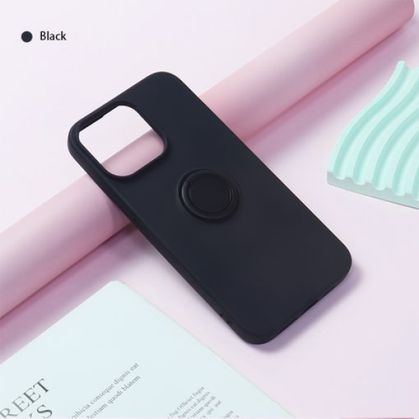 MC15B04-DB - Ốp lưng iPhone 15 Pro Max Mipow Ring Stand TPU Leather - 8