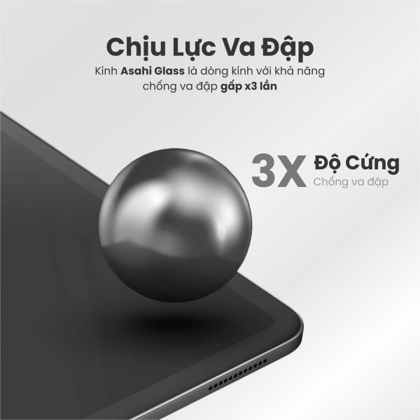 CLIPAD10922 - Cường lực iPad (A16) Gen 10 2022 Dekey Master Glass Premium - 4