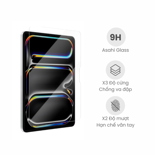 CLIPAD10922 - Cường lực iPad (A16) Gen 10 2022 Dekey Master Glass Premium - 5