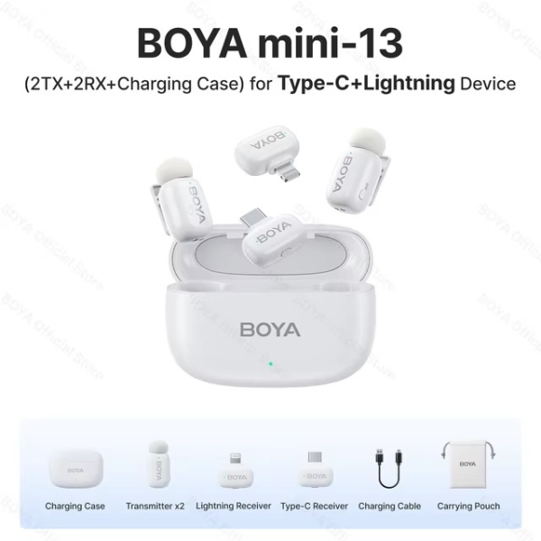 BOYA MINI-13 - Micro không dây Boya Mini 13 (Case) - 6